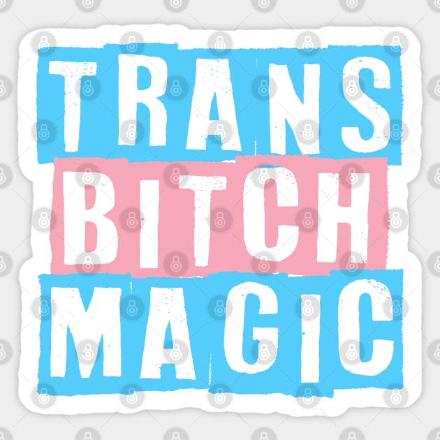 Trans Bitch Magic Sticker by Pridish